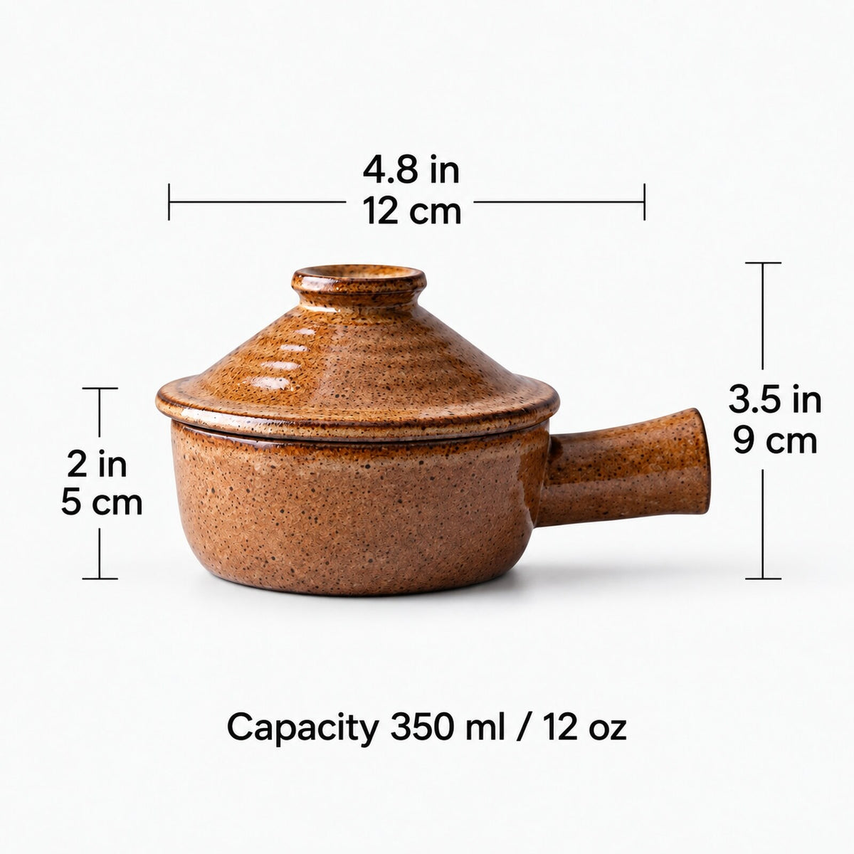 Ceramic Microwave Cooking Pot with Recipe Booklet – Ideal for Quick 5‑Minute Meals